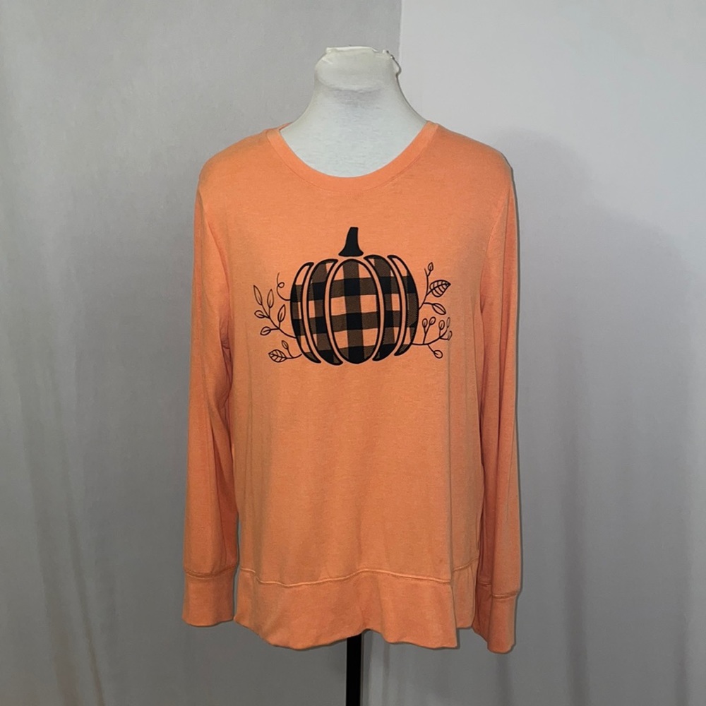 Celebrate Halloween Long Sleeve Pumpkin Shirt Medium (8/10)